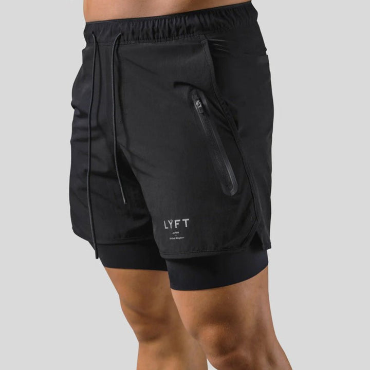 Men's 2-in-1 Sports and Training Shorts