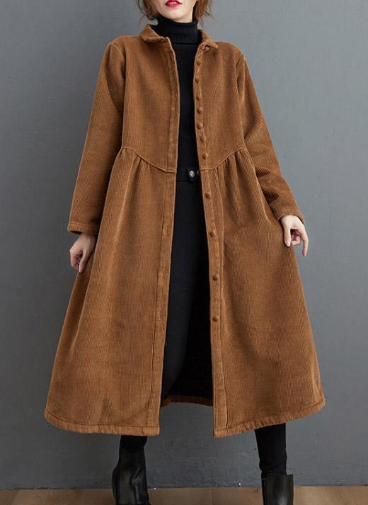 Chic und Stil | Timeless Long Cord Jacket for Women