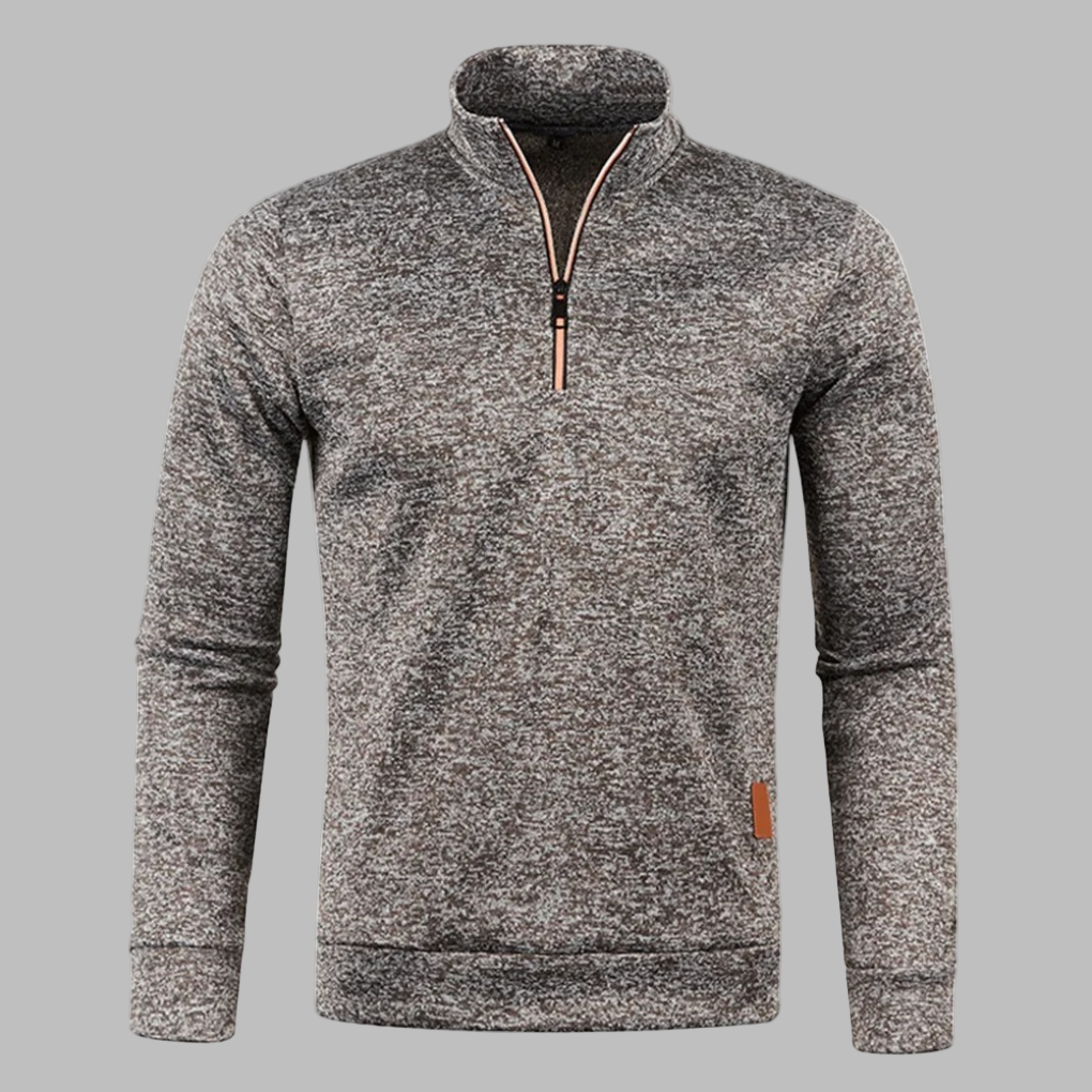 Men's Summer Sweater with Zipper