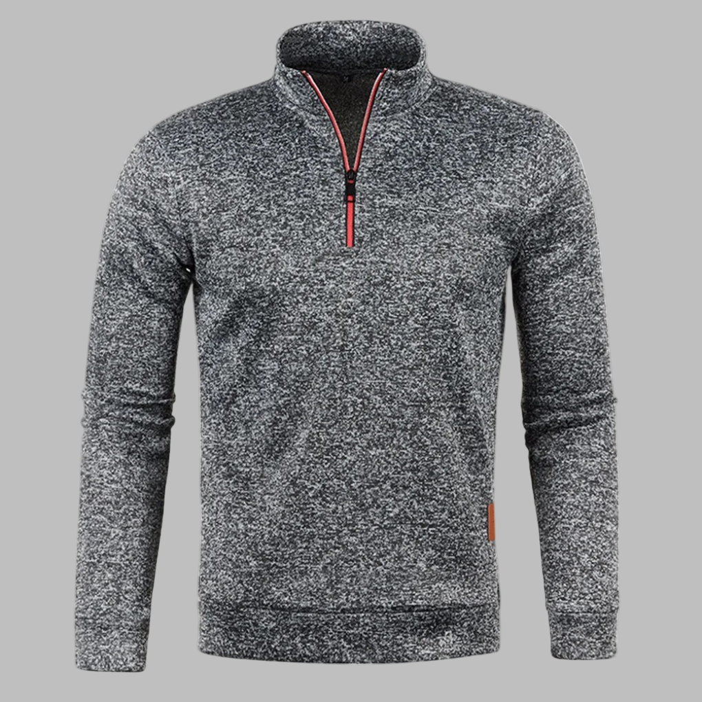 Men's Summer Sweater with Zipper