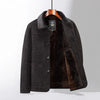 Fur-lined jacket