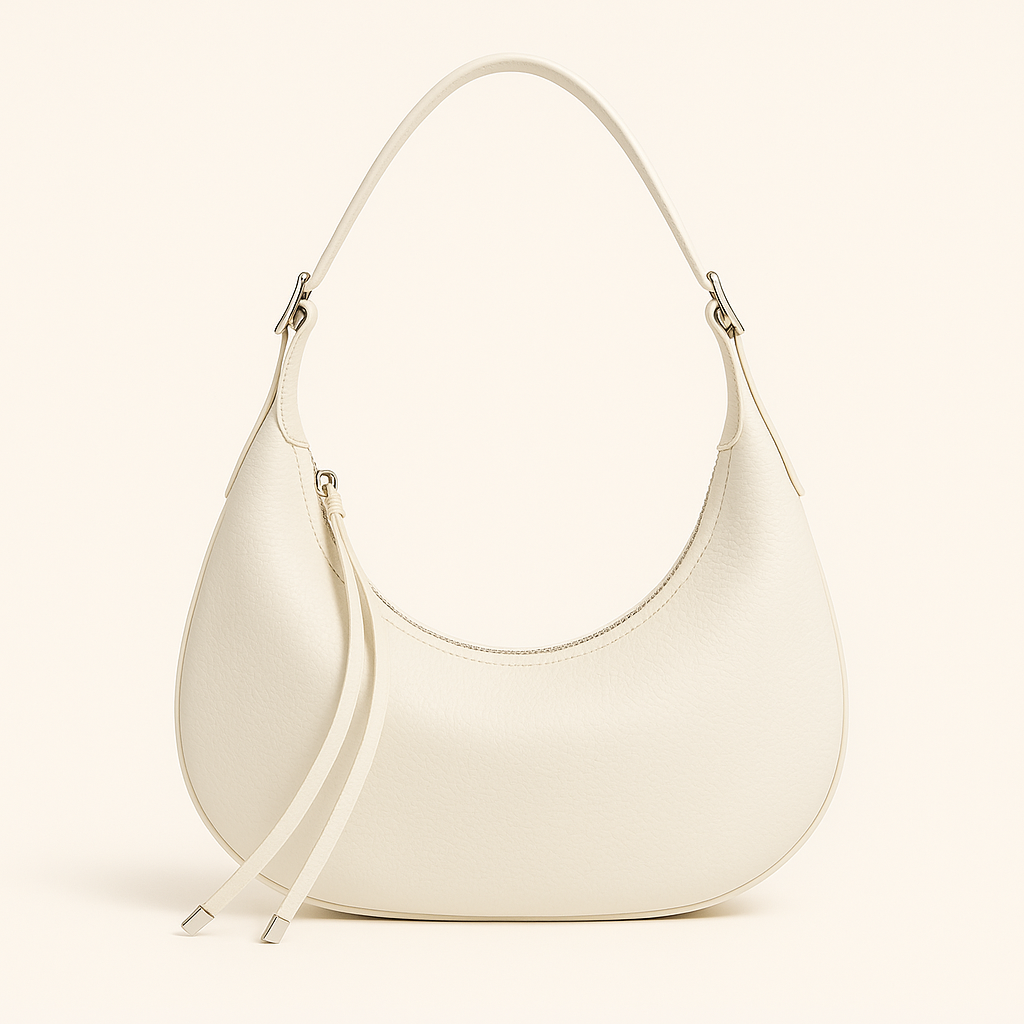 Elegant Half-Moon Hobo Bag for Women – Adjustable Handle