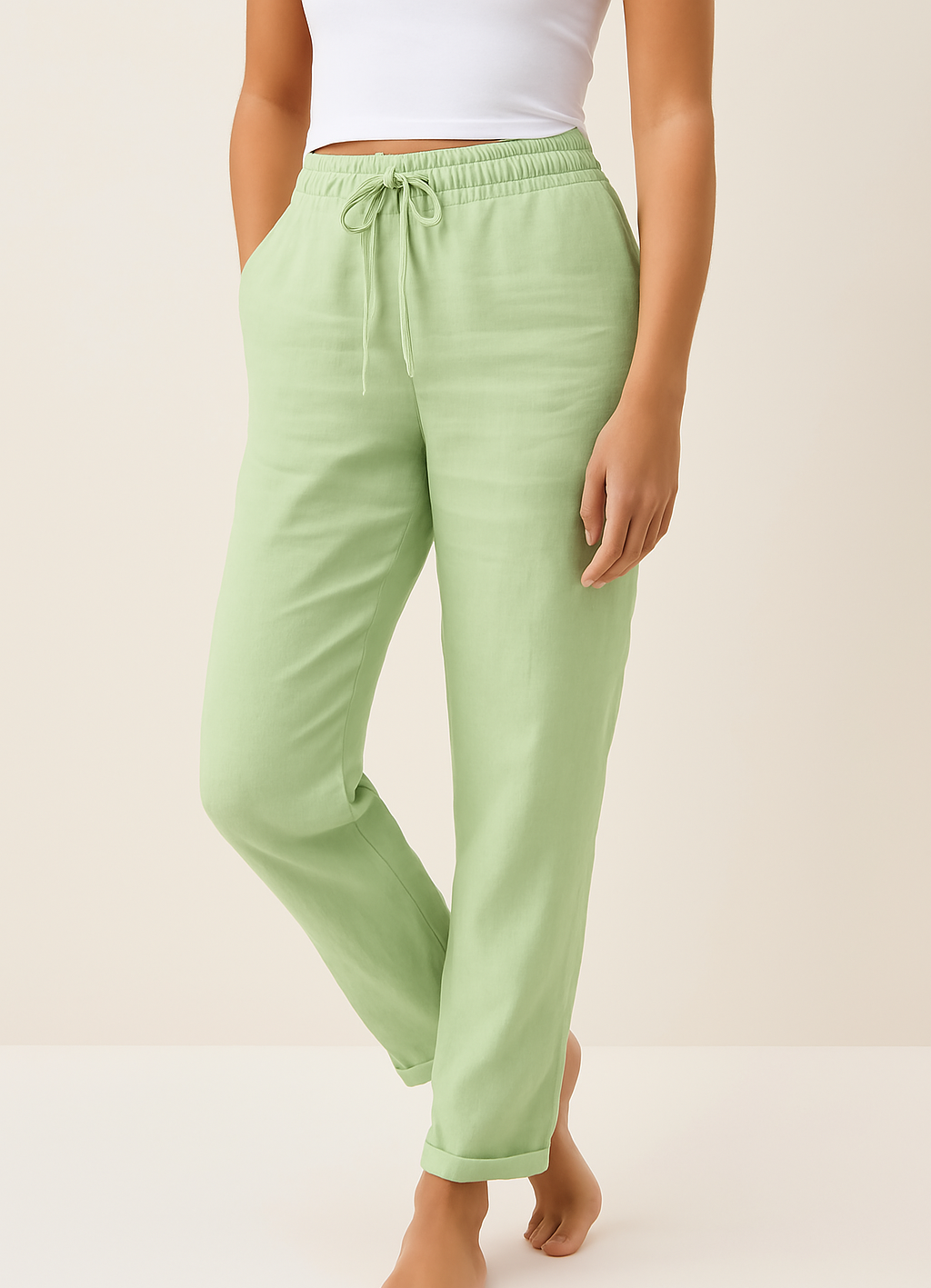 Linen-Blend Trousers Effortless Elegance for Every Occasion
