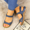 Open Toe Sandals with Adjustable Straps and Cushioned Insole
