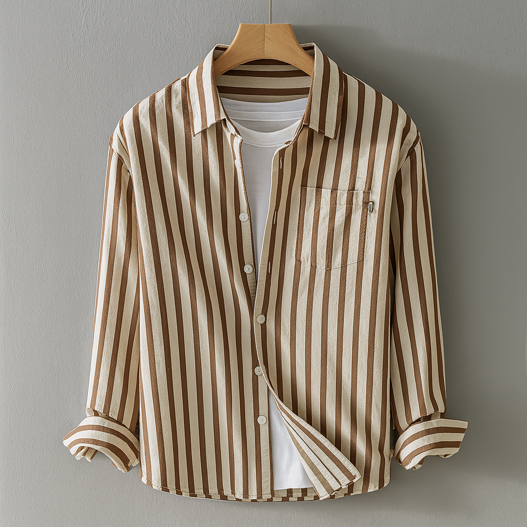 comfortable Long Sleeve Style with Chest Pocket
