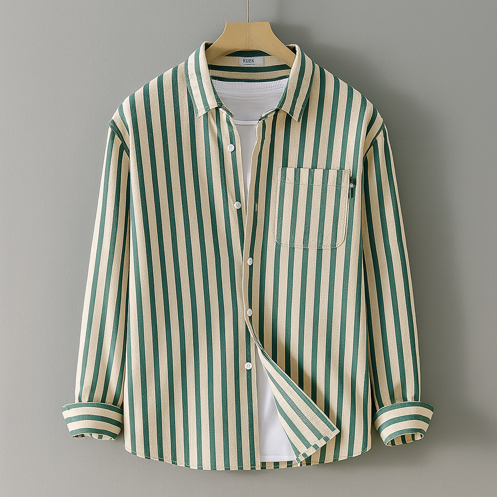 comfortable Long Sleeve Style with Chest Pocket