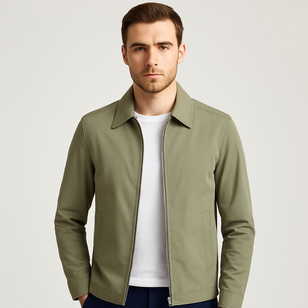 Chic und Stil | Lightweight mid-season men's jacket with a modern design - Perfect for action