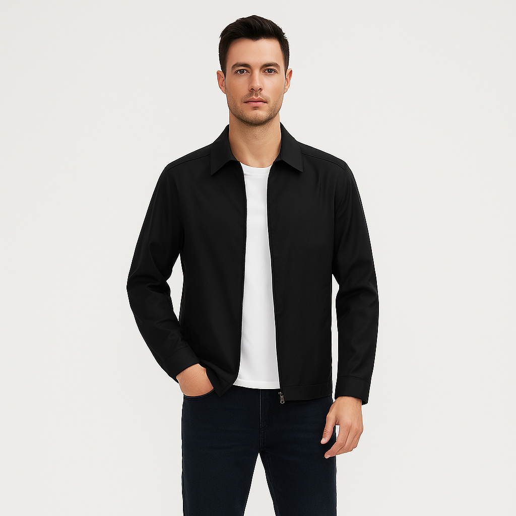 Chic und Stil | Lightweight mid-season men's jacket with a modern design - Perfect for action