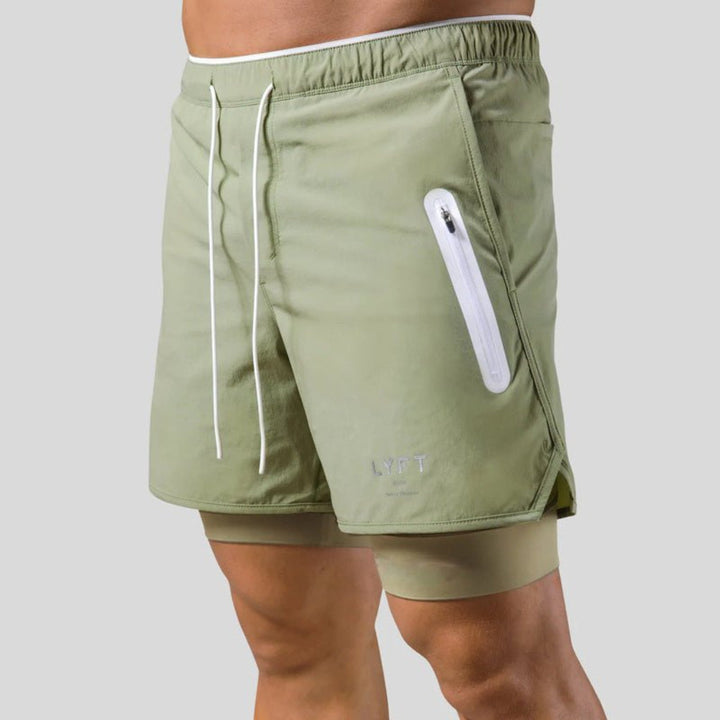 Men's 2-in-1 Sports and Training Shorts
