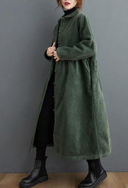 Chic und Stil | Timeless Long Cord Jacket for Women