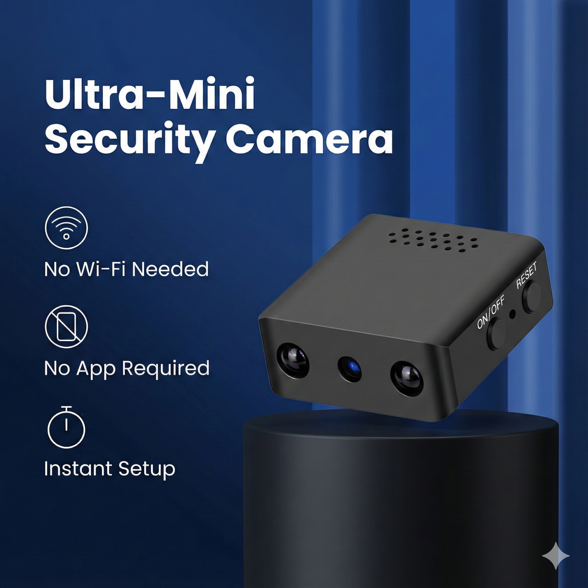 Mini HD Security Camera with Wi‑Fi