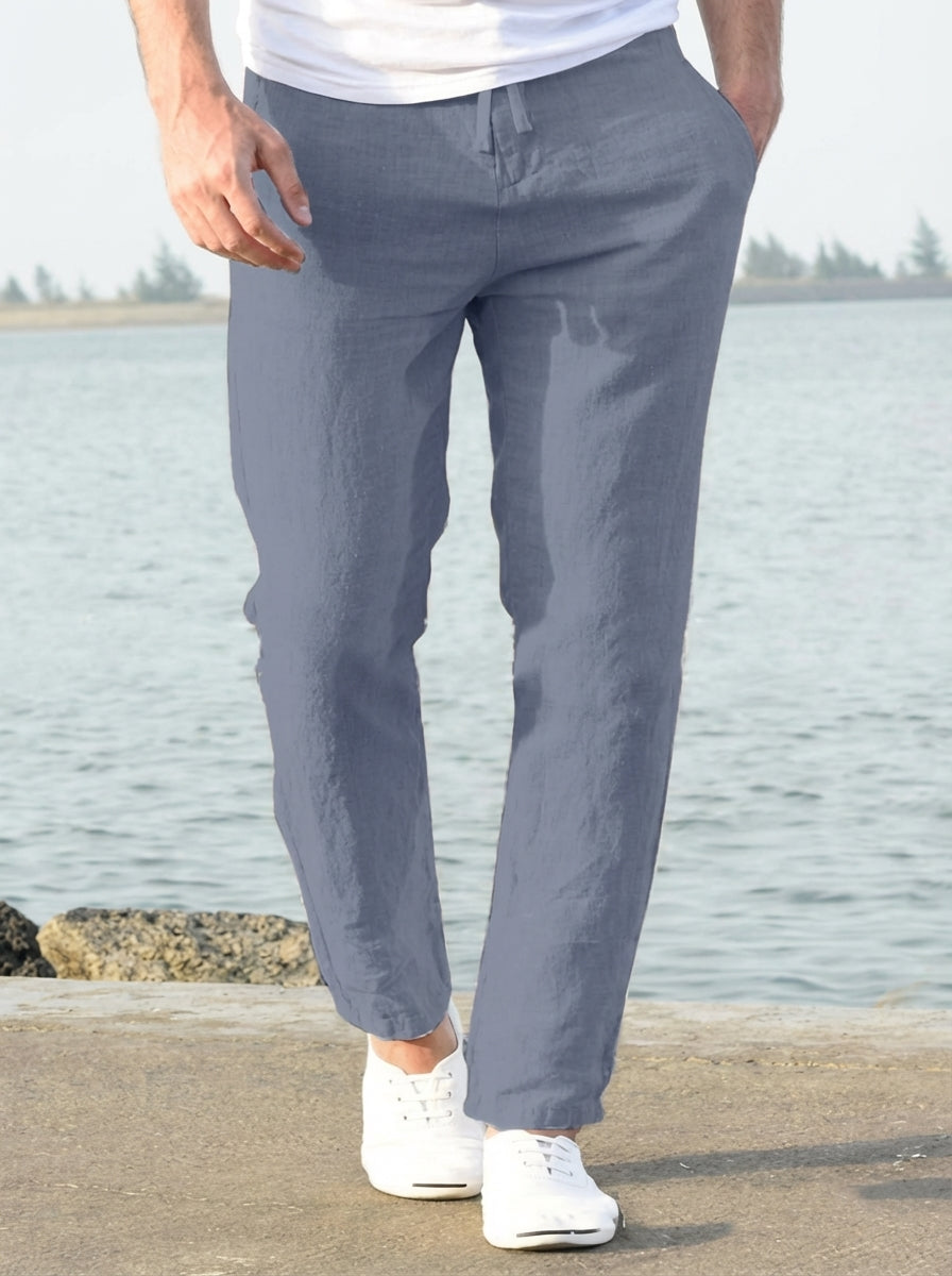 Men’s Linen Summer Trousers – Casual Style with Airy Design
