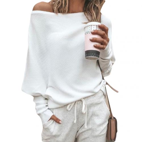 Chic und Stil | Sweater Trendier Softer Off-Shoulder Sweater