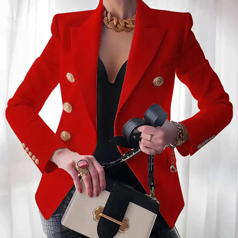 Old School-Inspired Women’s Blazer Classic Tailoring with a Contemporary Twist