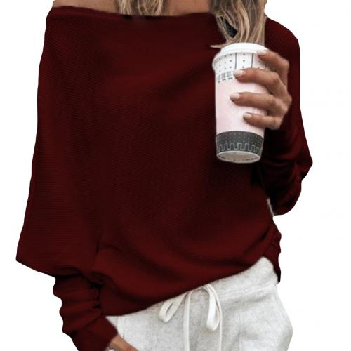 Chic und Stil | Sweater Trendier Softer Off-Shoulder Sweater