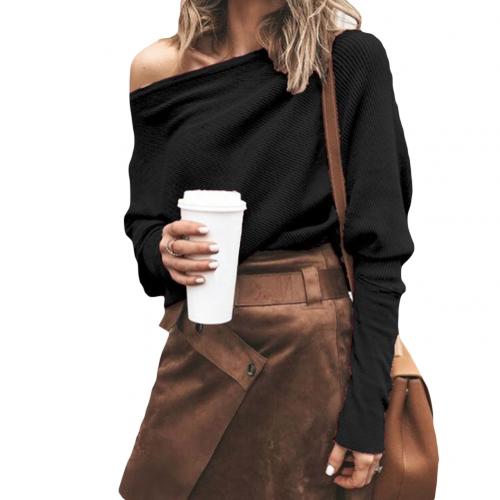 Chic und Stil | Sweater Trendier Softer Off-Shoulder Sweater