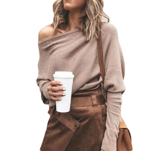 Chic und Stil | Sweater Trendier Softer Off-Shoulder Sweater