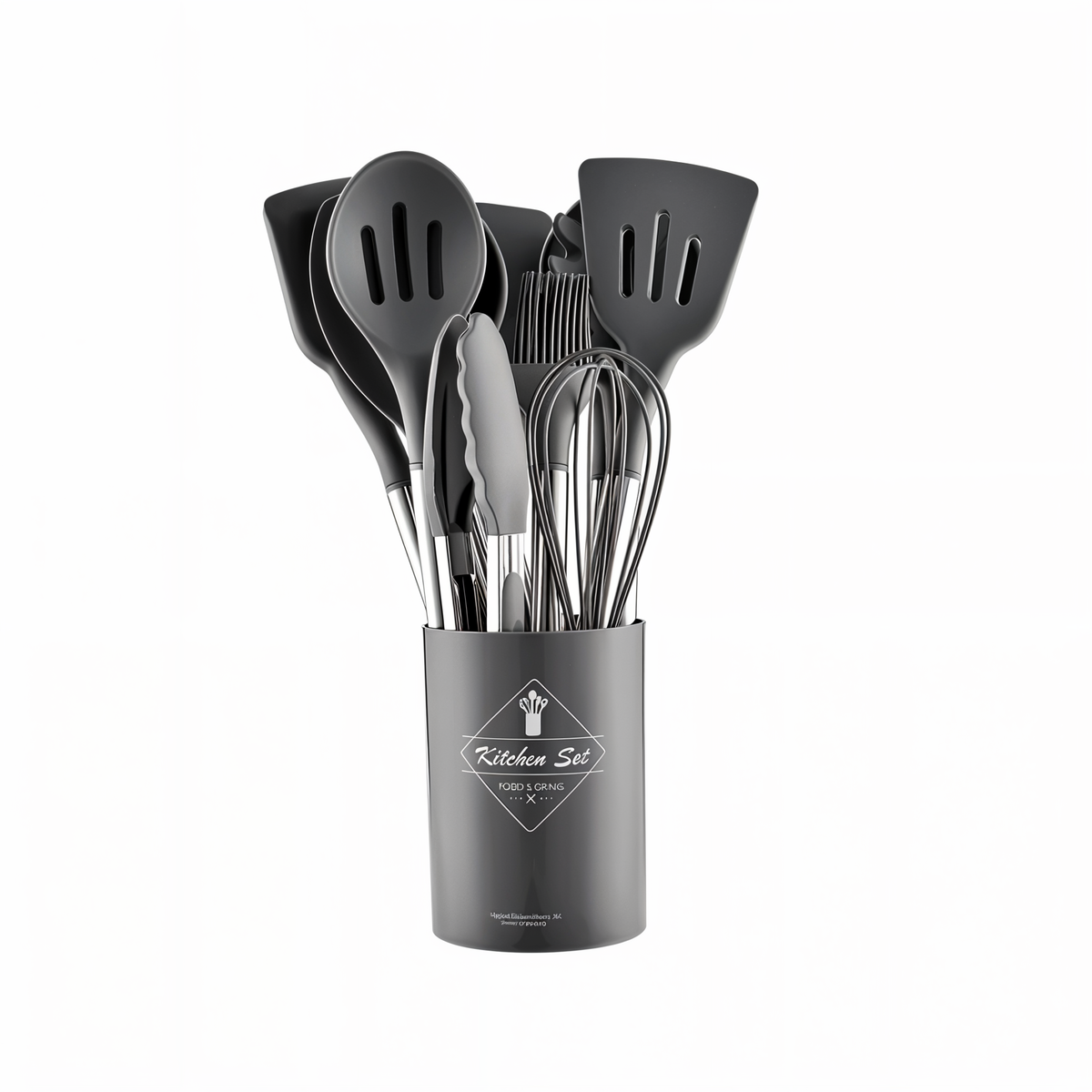 12-Piece Silicone Kitchen Utensil Set – Culinara Pro