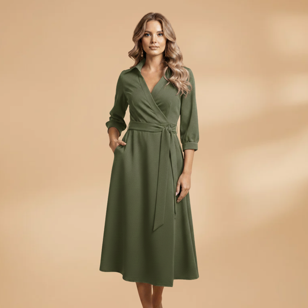 https://cdn.shopify.com/s/files/1/0973/8856/0715/files/Long-Sleeve_A-Line_Dress_with_V-Neck_and_Bow_Pockets_6.png?v=1770991125
