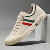 Stylish Men’s Sneakers with Lace-Up Closure and Striped Detail