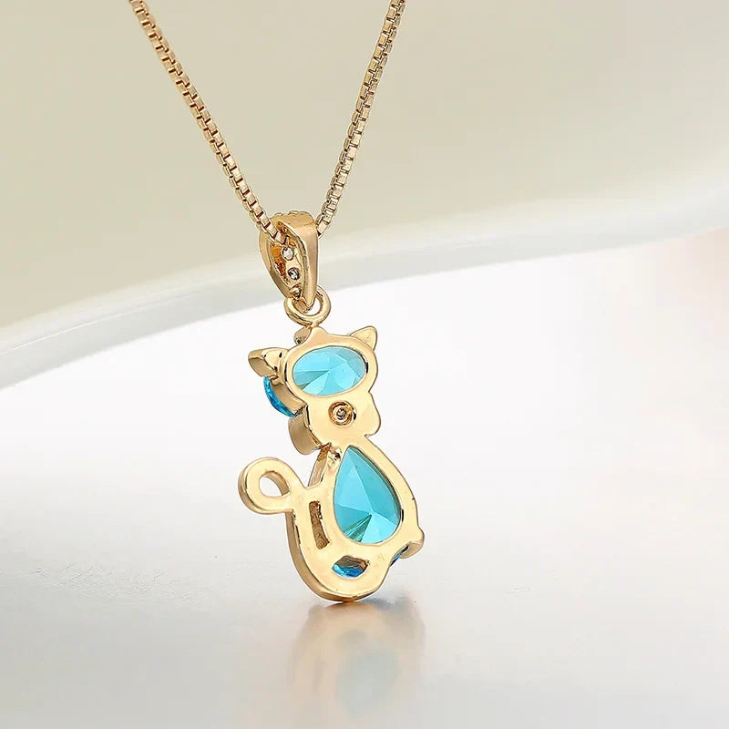 Cat Pendant Necklace