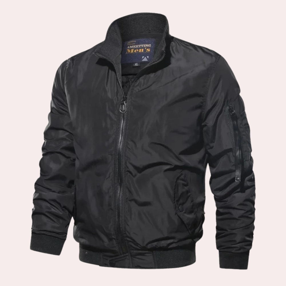 Men’s Wind-resistant Bomber Jacket
