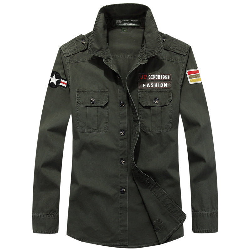 Trendy utility shirt for men with practical pockets Lune London