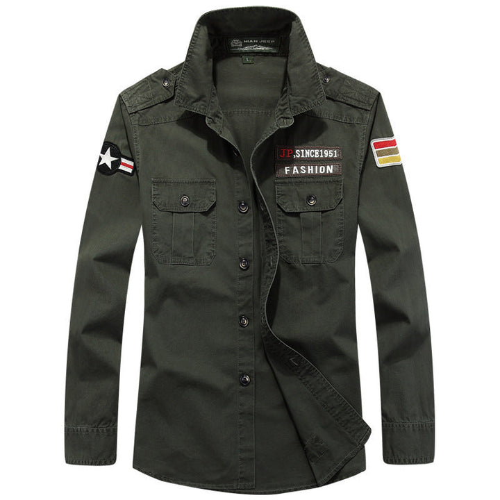 Trendy utility shirt for men with practical pockets Lune London