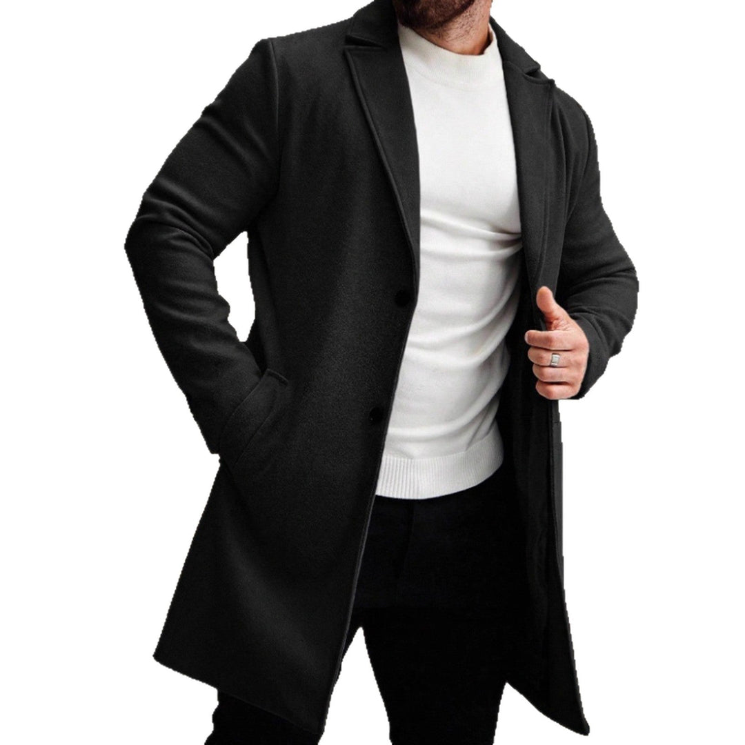 Elegant wool coat for men with a slim silhouette Chic und Stil