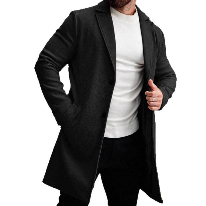 Elegant wool coat for men with a slim silhouette Chic und Stil