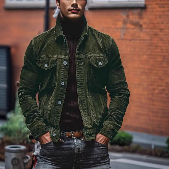 Trendy corduroy jacket for men with authentic look Lune London