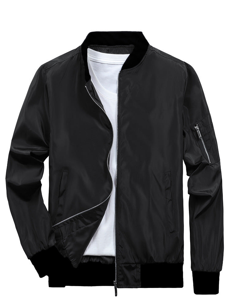 Sporty bomber jacket for men with practical zip pockets Lune London