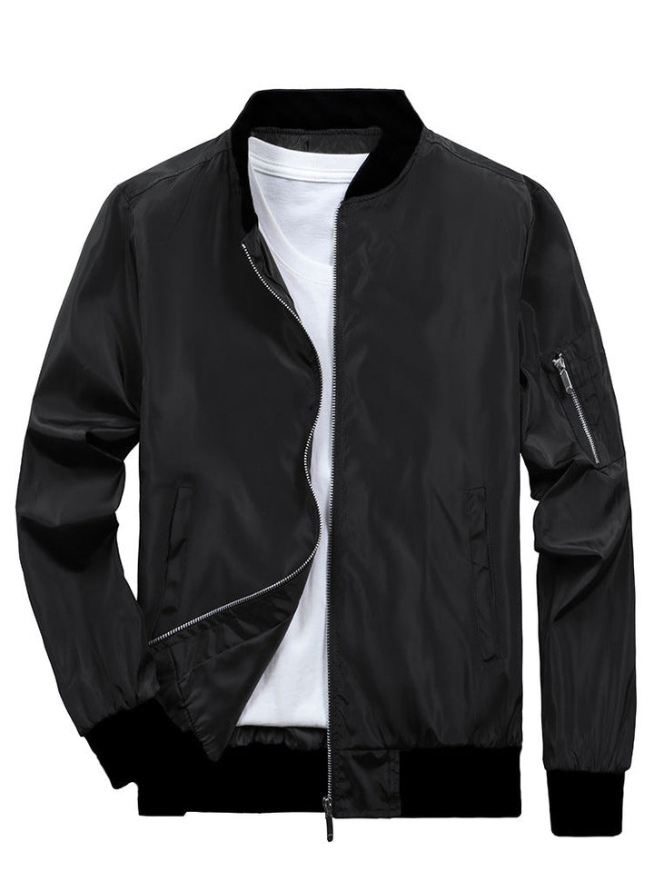 Sporty bomber jacket for men with practical zip pockets Lune London
