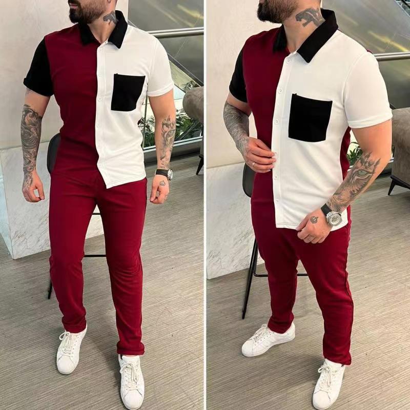 Men's casual colorblock outfit Lune London