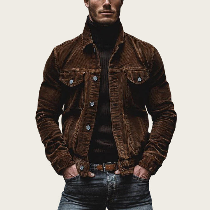 Trendy corduroy jacket for men with authentic look Lune London