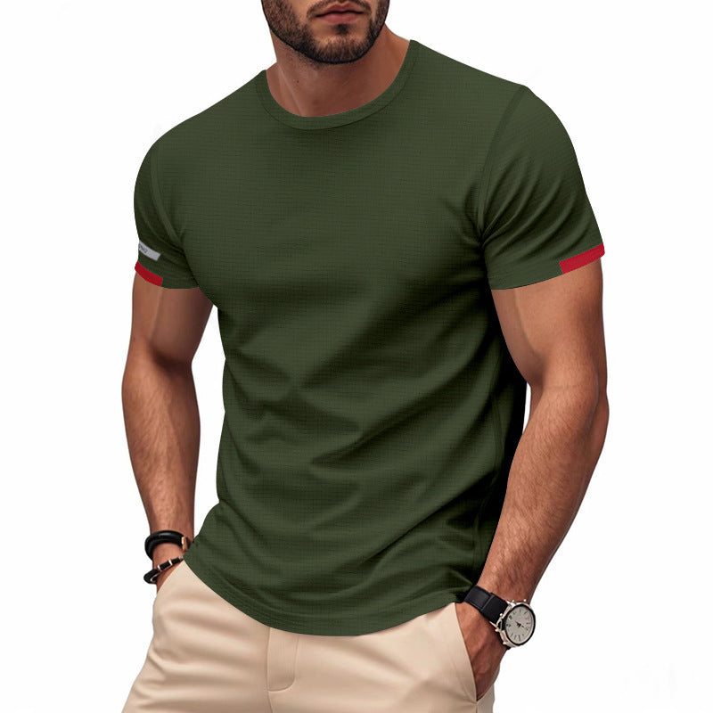 Men's Functional T-Shirt with Breathable Design and Reflective Details Chic und Stil