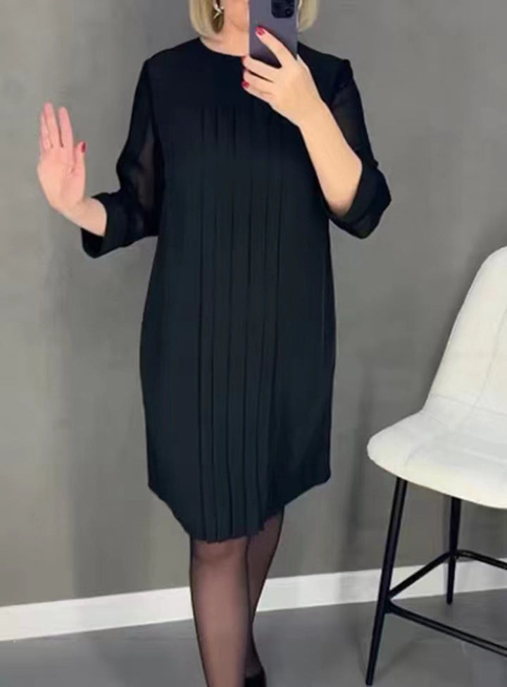Robe élégante pour femmes avec manches transparentes volantes Chic & Stil