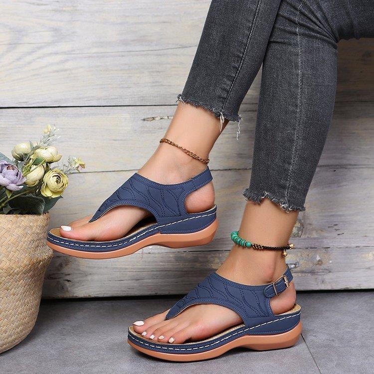 Ladies Elegant Sandals with adjustable heel strap and comfortable sole Chic and Style