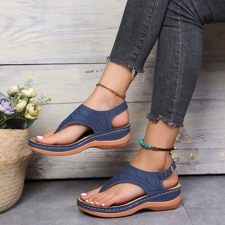 Ladies Elegant Sandals with adjustable heel strap and comfortable sole Chic and Style