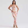 Chic and Stylish Floral Satin Maxi Dress for Women