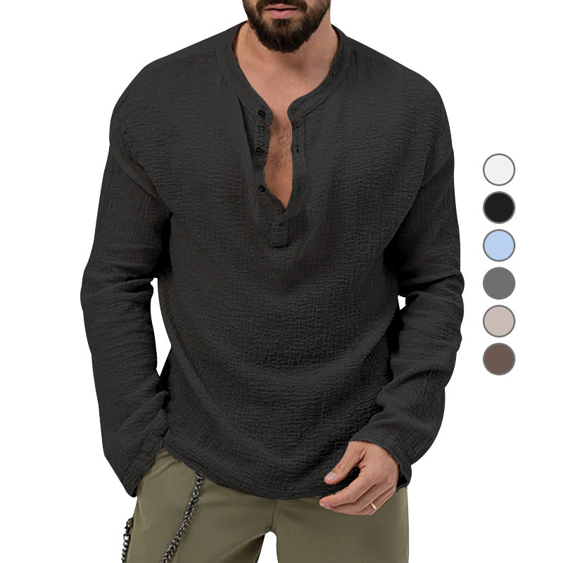 Long sleeve shirt for men with buttonhole Lune London