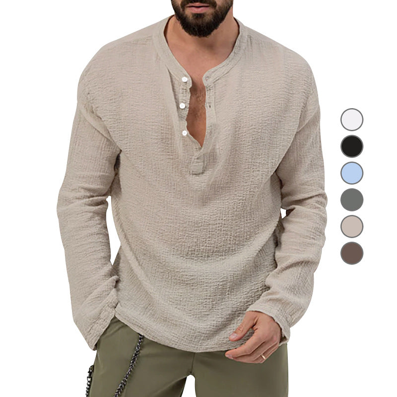Long sleeve shirt for men with buttonhole Lune London