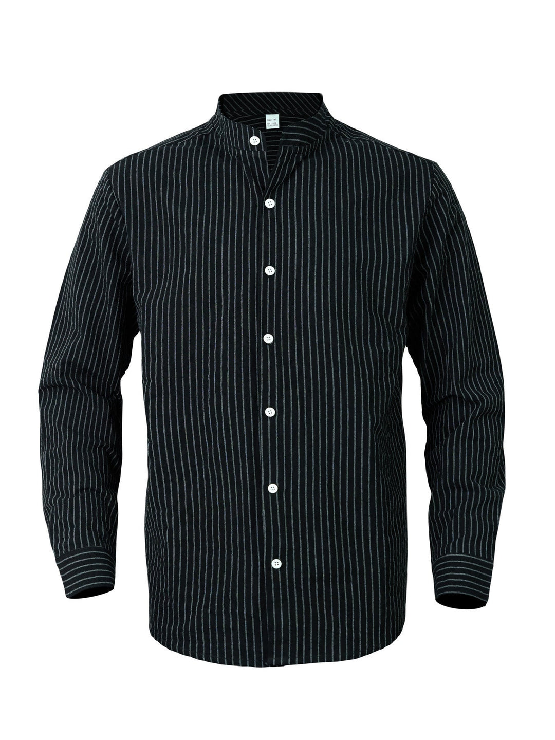 Men's elegant long sleeve shirt with high collar Lune London