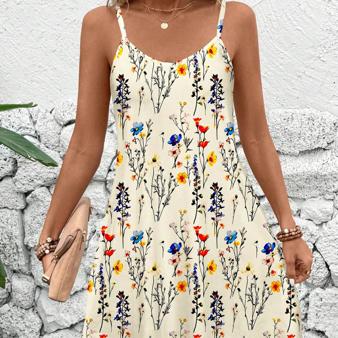 Spaghetti strap floral dress Lune London