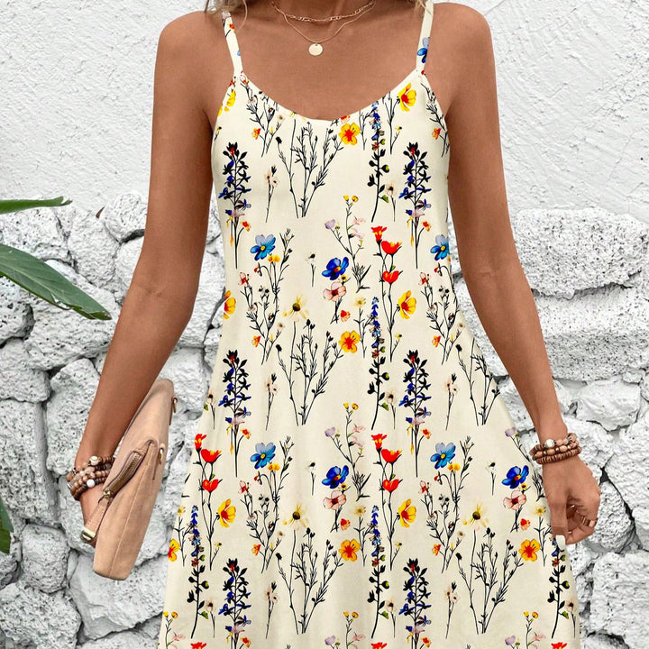 Spaghetti strap floral dress Lune London