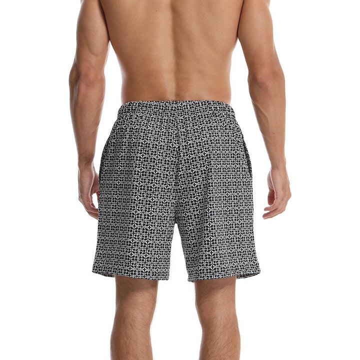 Shorts de bain pour hommes avec ceinture élastique et doublure intérieure confortable Lune London