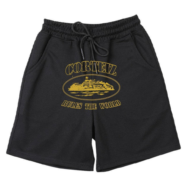 Women's comfortable sweat shorts with elastic waistband and side pockets Chic & Stil