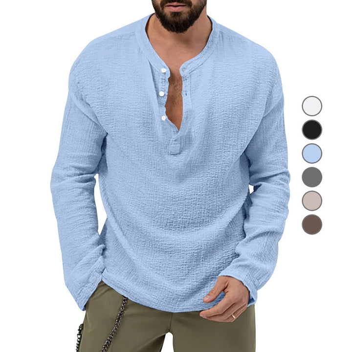 Long sleeve shirt for men with buttonhole Lune London