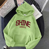 Women's hoodie with eye-catching lettering