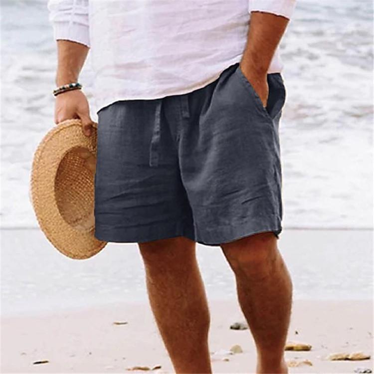 Light leisure pants for men in breathable linen Lune London